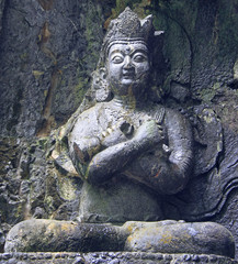 Feilai Feng grottoes with fine buddhist stone carvings