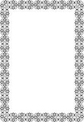 Luxury fine art border