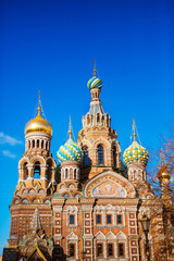 Fototapeta na wymiar Cathedral of the Savior on Spilled Blood. Russia, Saint-Petersbu