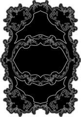 Ornate nice black art decor page