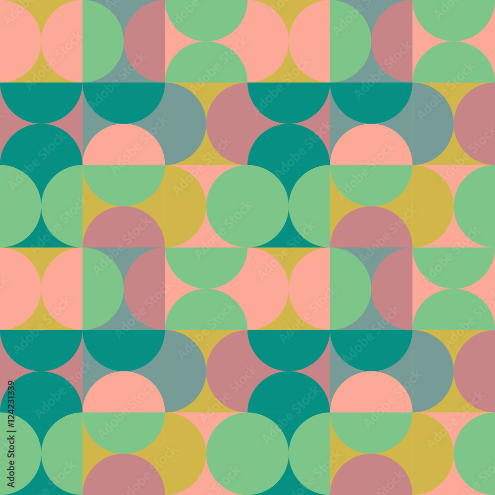 Poster retro pattern.