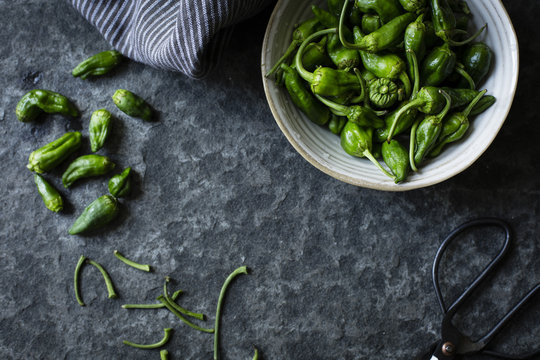 Padron peppers.