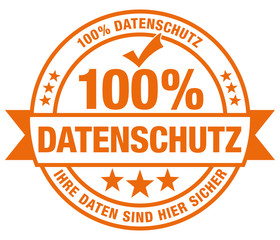 Datenschutz - Ihre Daten sind hier sicher - 100% Datenschutz