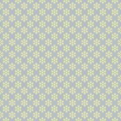 Seamless snowflake pattern