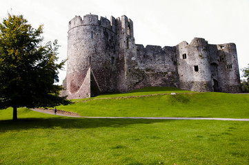 Fototapeta na wymiar Chepstow Castle - Wales