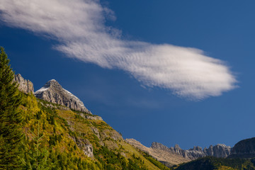 Fototapeta na wymiar Scenic View of Glacier National Park