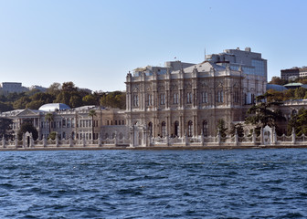 Dolmabahce Palace from the Marmara Sea 
