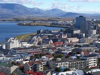 Reykjavik - view from the tower of Hallgrimskirkja