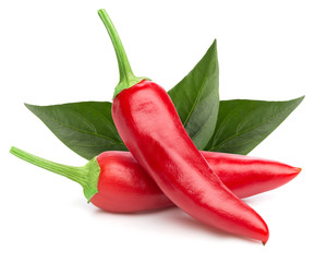 pepper isolated on a white