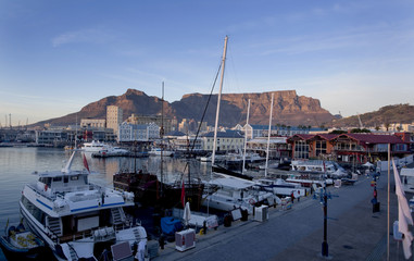View of Table Mountain from the Waterfront