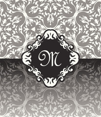 Original card. Seamless background, vintage style, retro design