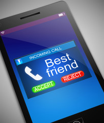 Best friend calling.