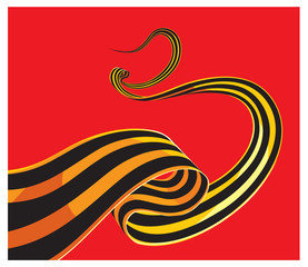 Obraz premium George ribbon may 9 in Russia. 