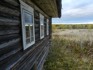 Abandoned house, village near Kostroma, Russia