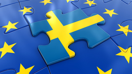 Sweden Jigsaw as part of EU 