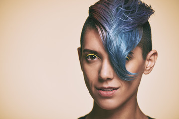 Creative hairstyle