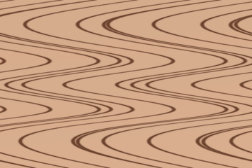 Fototapeta na wymiar Background Coffee with milk: beige and brown wavy stripes