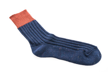 New socks isolated on white