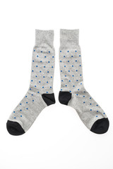 New socks isolated on white