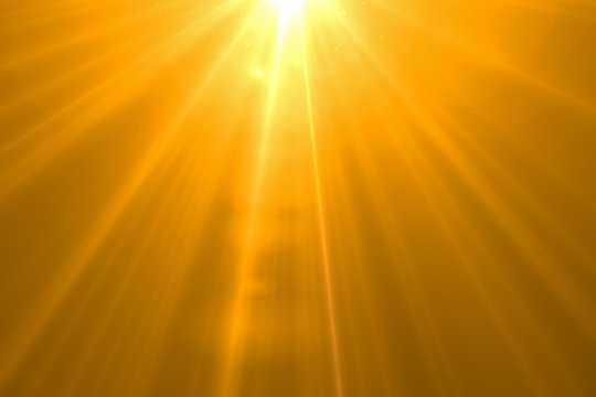 Abstract sun burst with digital lens flare background