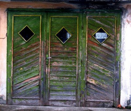 vieilles portes de bois