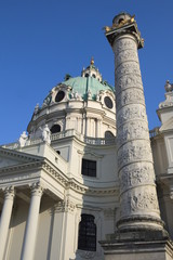 Fototapeta premium Wien - Karlskirche, Österreich