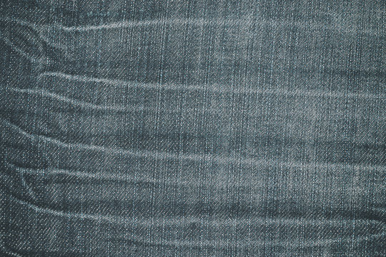 abstract crease on retro jean texture pattern