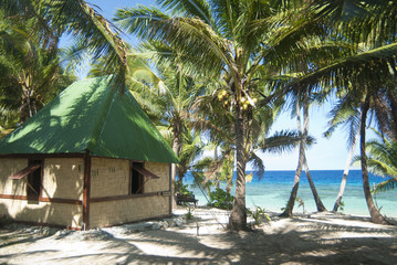 Fijian beachfront bure