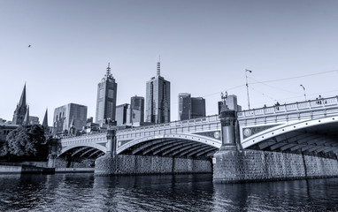 Melbourne city, one of the most liveable city in the world in Vi