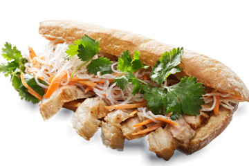 Sandwich with grilled meat