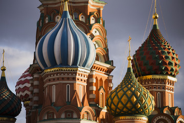 Fototapeta na wymiar St. Basil Cathedral, Red Square, Moscow