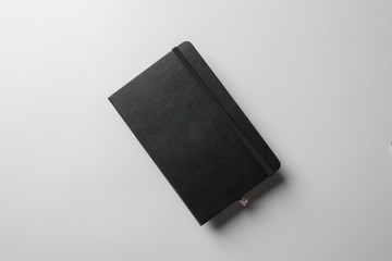 Notebook Mock-up with elastic band closure