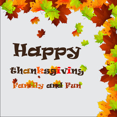 Happy Thanksgiving banner.