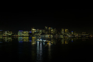 Boston Harbor Night