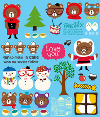 cute christmas doodle