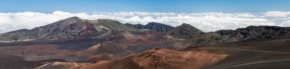 Fototapeta na wymiar Haleakala Krater auf Maui
