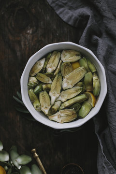 Baby artichokes
