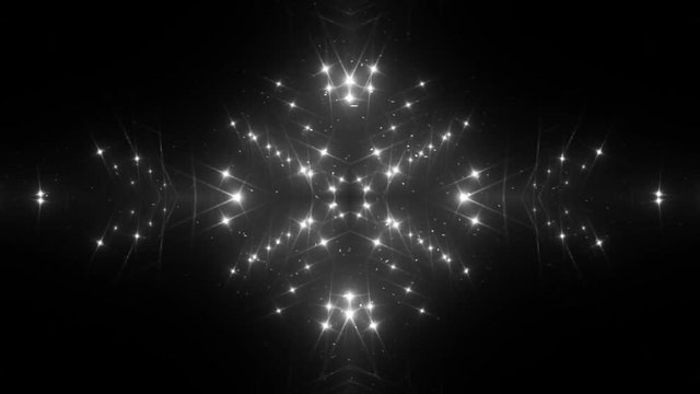  Background grey motion with fractal design on black background. Disco spectrum lights concert spot bulb. Light Tunnel. Seamless loop.