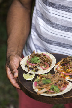 Slow Cooked Beef Brisket Chili Tacos