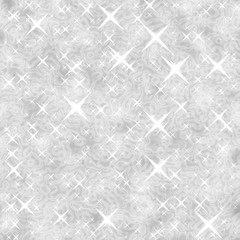 Sparkling white surface background with stars