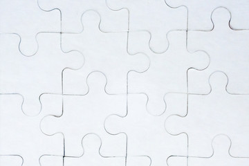 Fototapeta premium Clear puzzle pieces pattern