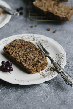 Vegan Zucchini and Walnut Bread