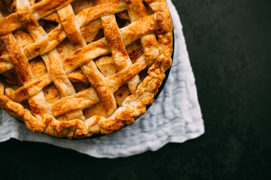Homemade apple pie