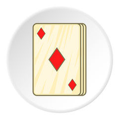 Game cards icon. Cartoon illustration of game cards vector icon for web