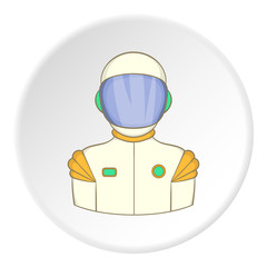 Astronaut icon. Flat illustration of astronaut vector icon for web