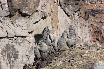 des rochers