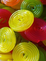 Jelly swirls soft candy