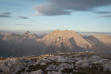Fototapeta premium sunrise at watzmann