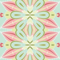 symmetrical geometric seamless pattern. Design element for art. 