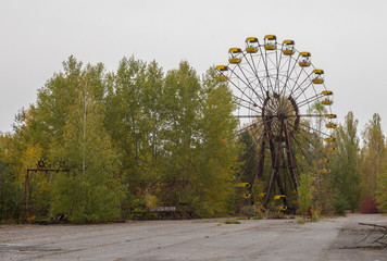 Prypjat bei Chernobyl in der Sperrzone